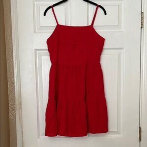 BOG Red Spaghetti Strap Dress